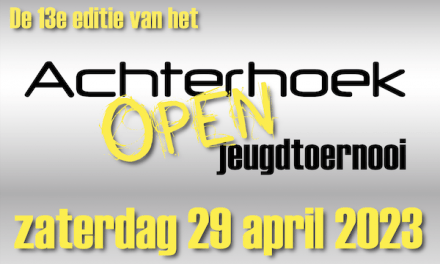 13e editie: Achterhoek Open Jeugdtoernooi